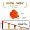 5pcs Universal Wooden Tracks Connectors Accessories Big Size Blocks Rotatable Connection Adapters fit for Brand Train Tracks