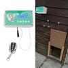 Chicken Coop Door Controller IP44 Waterproof Timer Remote Control Dual Power Supply Automatic Poultry House Door Opener