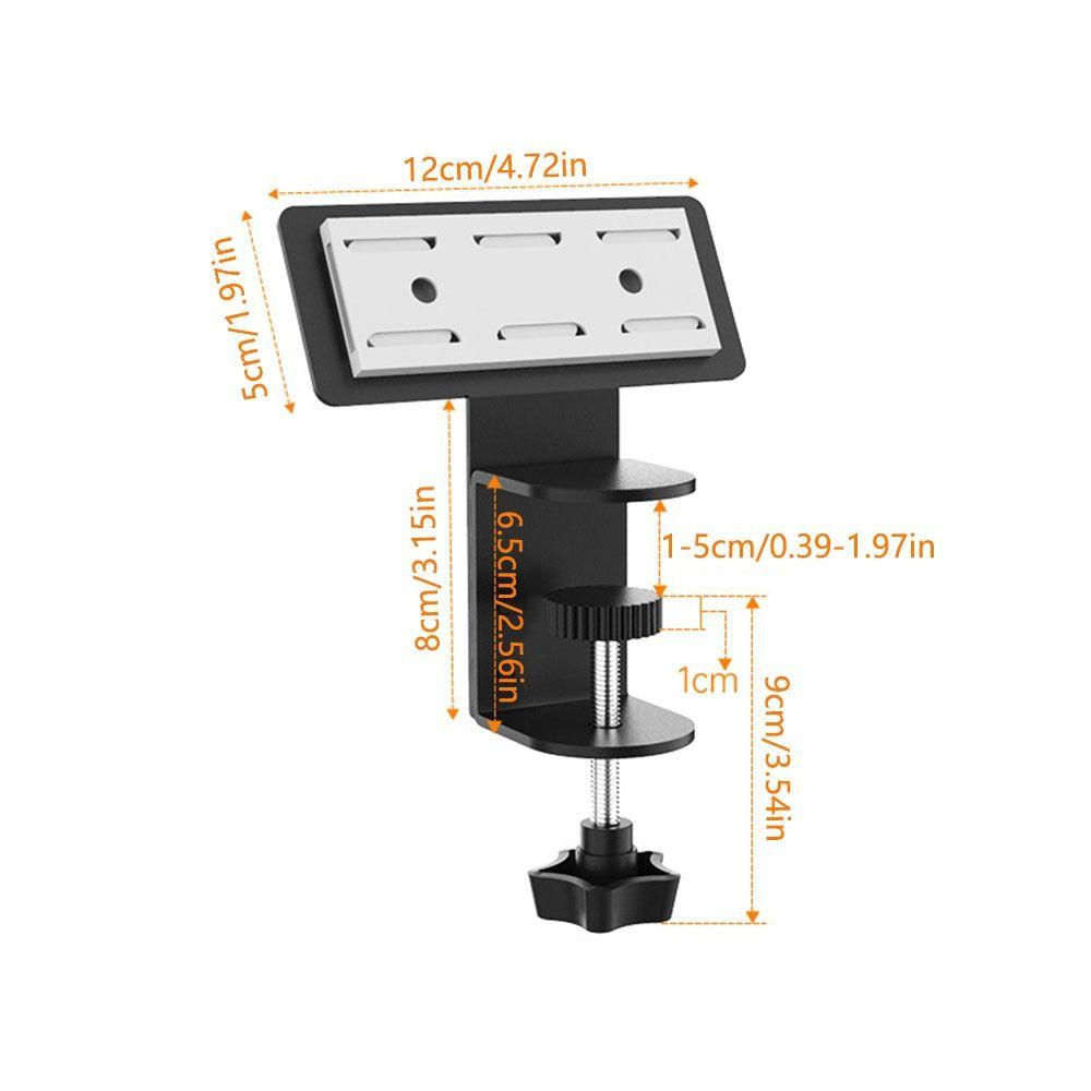 Clamp On Under Desk Power Strip Holder No-Drill Hanging Power Socket Stand  Home