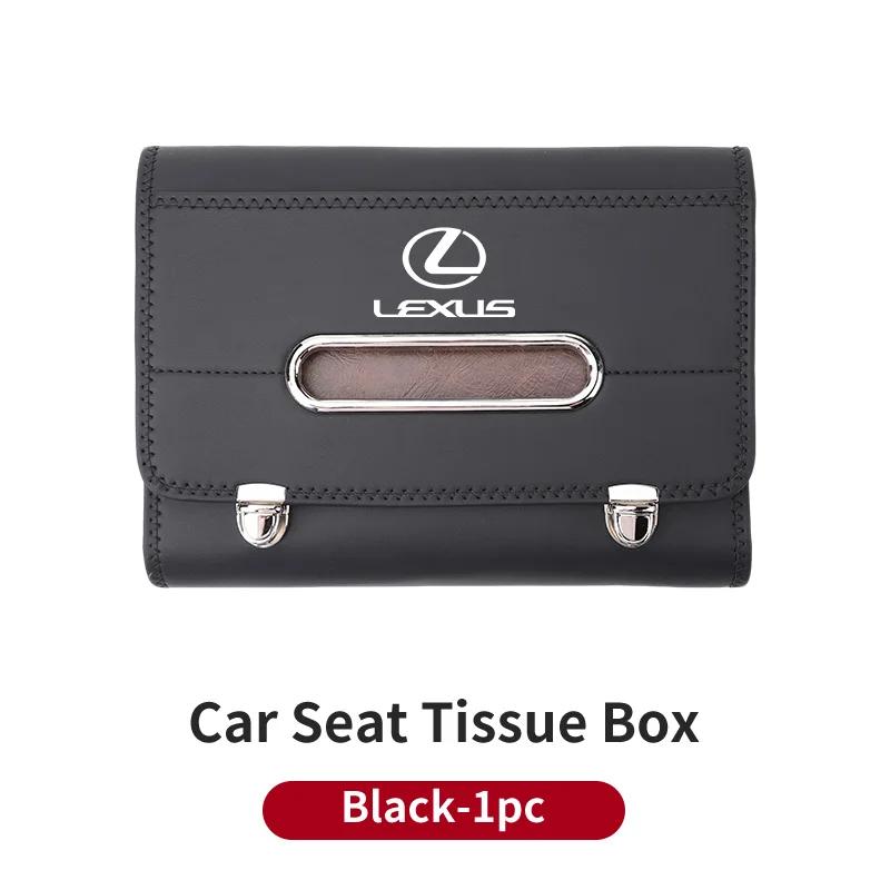 

Car Seatback Tissue Holder Box Paper Towel Pouch Napkin Bag For Lexus UX250h RX450h CT200h RX400h NX300h RX350 RX300 GX470 IS350