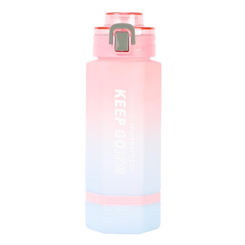 Shangheng 760ML Gradient Hexagonal Sports Water Bottle