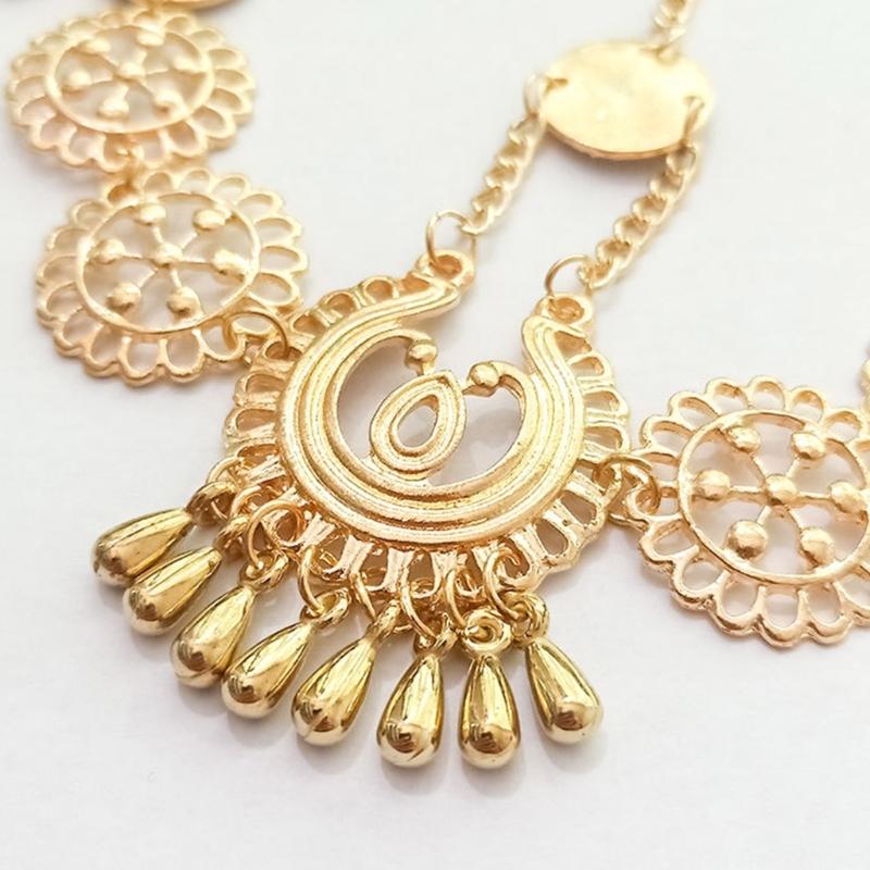 Heads Chain Jewelry Festival Prom Costume Hair Accessories Fashion Headbands Bohemian Headpieces for Bride Flower Girl