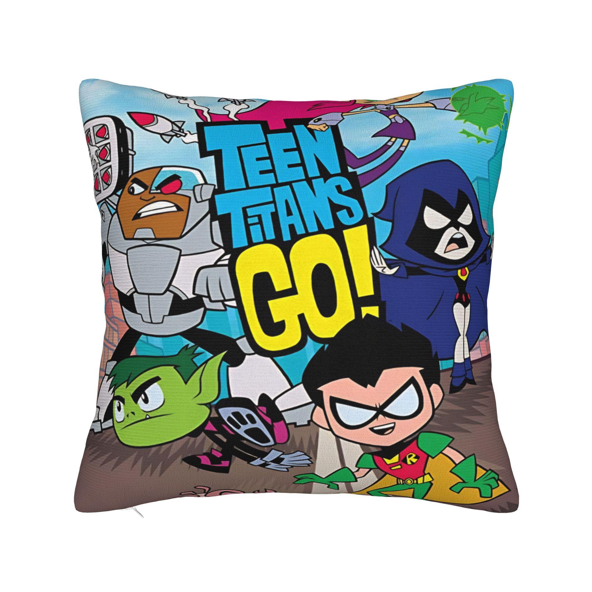 

Подушка с принтом Teen Titans Go Beast Boy Чехол Мягкая Наволочка Подарок Подушка-плед Чехол для Подушки Автомобиль Разные Размеры 12x12Inch