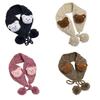 Windproof Plush Earmuffs Eye Catching Plush Bear Decals Ear Warmer for Adult Woman Keep Ear Warm Cold Weather Supplies