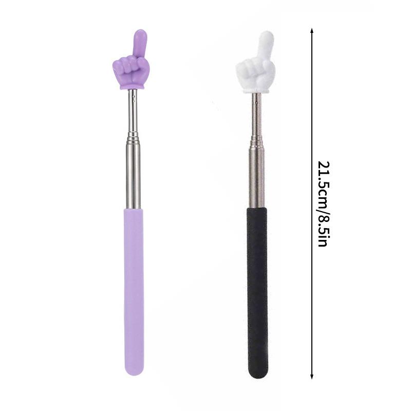 2Pcs Telescopic Teachers Pointer Retractable Classroom Pointer Sticks Finger Reading Guide Teaching Tools Whiteboard Pointer