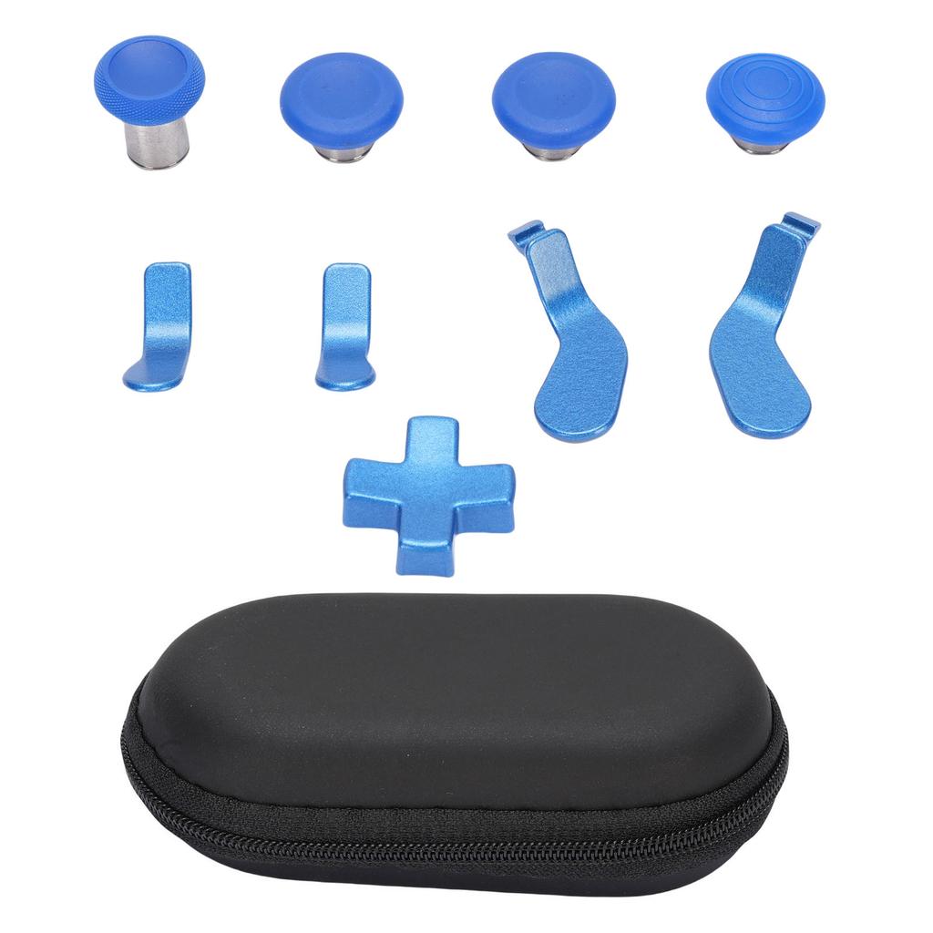 Metal Thumbsticks Replacement for Elite Controller Series 2 Core Includes 4 Joysticks 4 Paddles 1 Standard D Pads Blue