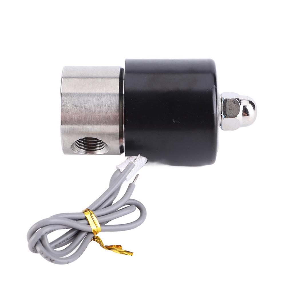 Zawór elektromagnetyczny elektryczny DC 12V G14" ze stali nierdzewnej 304, normalnie zamknięty