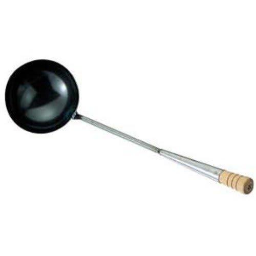 Kanda Kan Medium Ladle, Made in Japan, Wooden Handle, Commercial Use, Chinese Style, 000416