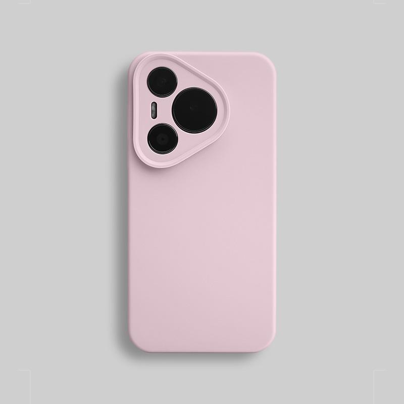 Pure color true liquid silicone is suitable for Huawei Pura70Pro + mobile phone case, fine hole all-inclusive, anti-drop soft cover.