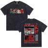 Japanese Anime Akira Washed Vintage T Shirt Science Fiction Cartoon Movie Shotaro Kaneda T-shirt Gothic Cotton Oversized T-shirts