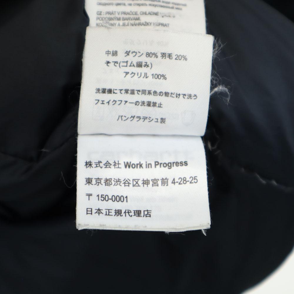 carhartt Down Coat M Charcoal Black YUKON PARKA Men's Used