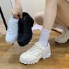Dad's Shoes, Thick Soled Breathable White Shoes for Spring and Autumn, Student Casual Sports Shoes