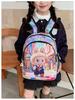 Large Capacity Cartoon Backpack for Kids - Cute, Fashionable, and Casual for School and Outdoor Use.