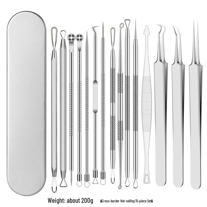 Ultra-Fine Stainless Steel Blackhead and Pimple Extractor Tool
