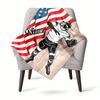 Passing Customize Your Name Blanket Used For Chair Office Sofa Bed Camping Soft And Warm Giving Friends And Relatives Birthday Graduation Gift