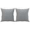 Vidaxl 3-Cz. Relaxation Set With Cushions, Light Grey, Fabric