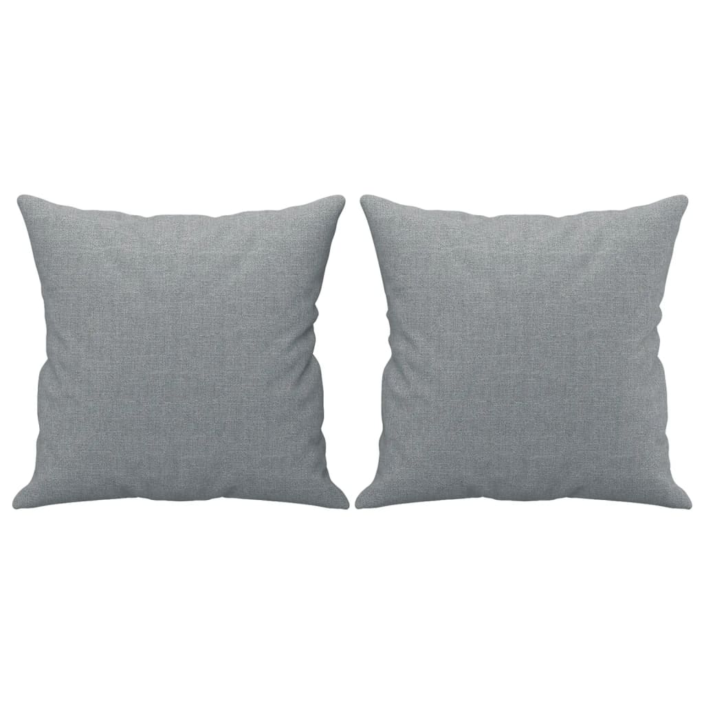 Vidaxl 3-Cz. Relaxation Set With Cushions, Light Grey, Fabric