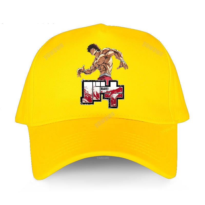 Najnowsze bawełniane letnie czapki baseballowe dla mężczyzn Snapback Baki Hanma Anime Manga Hip Hop kapelusz Harajuku kobiety dorosły luksusowa czapka golfowa