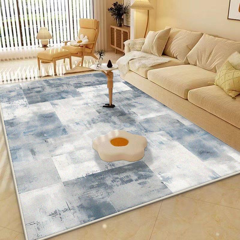 Modern Simple Style Plain Colour Carpet Living Room Non-slip Light Luxury Cute Girl Room Decor Rug Soft Washable Sofa Table Mat