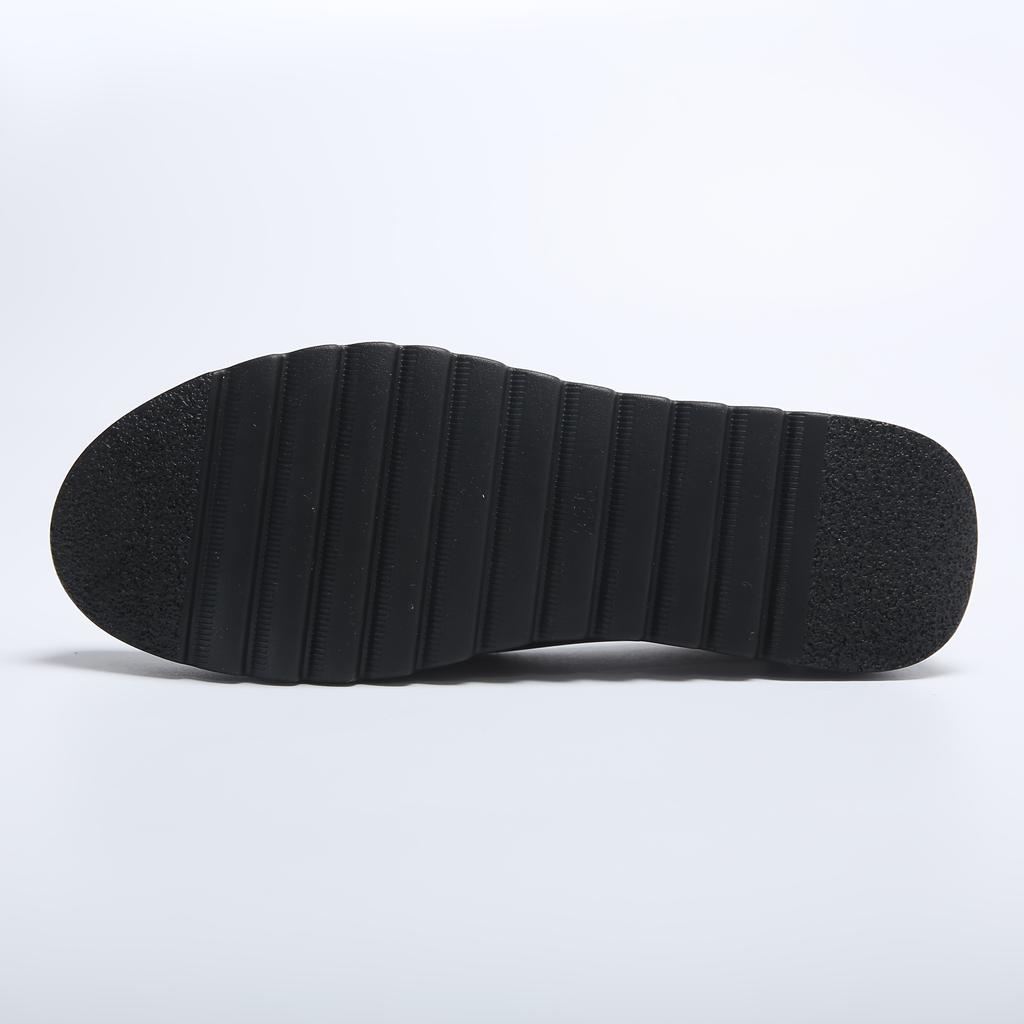 Spring/Fall Leather Shoes with Soft Soles and Soft Upper, Slip-Resistant, Women's Middle-Aged and Elderly Single Shoes