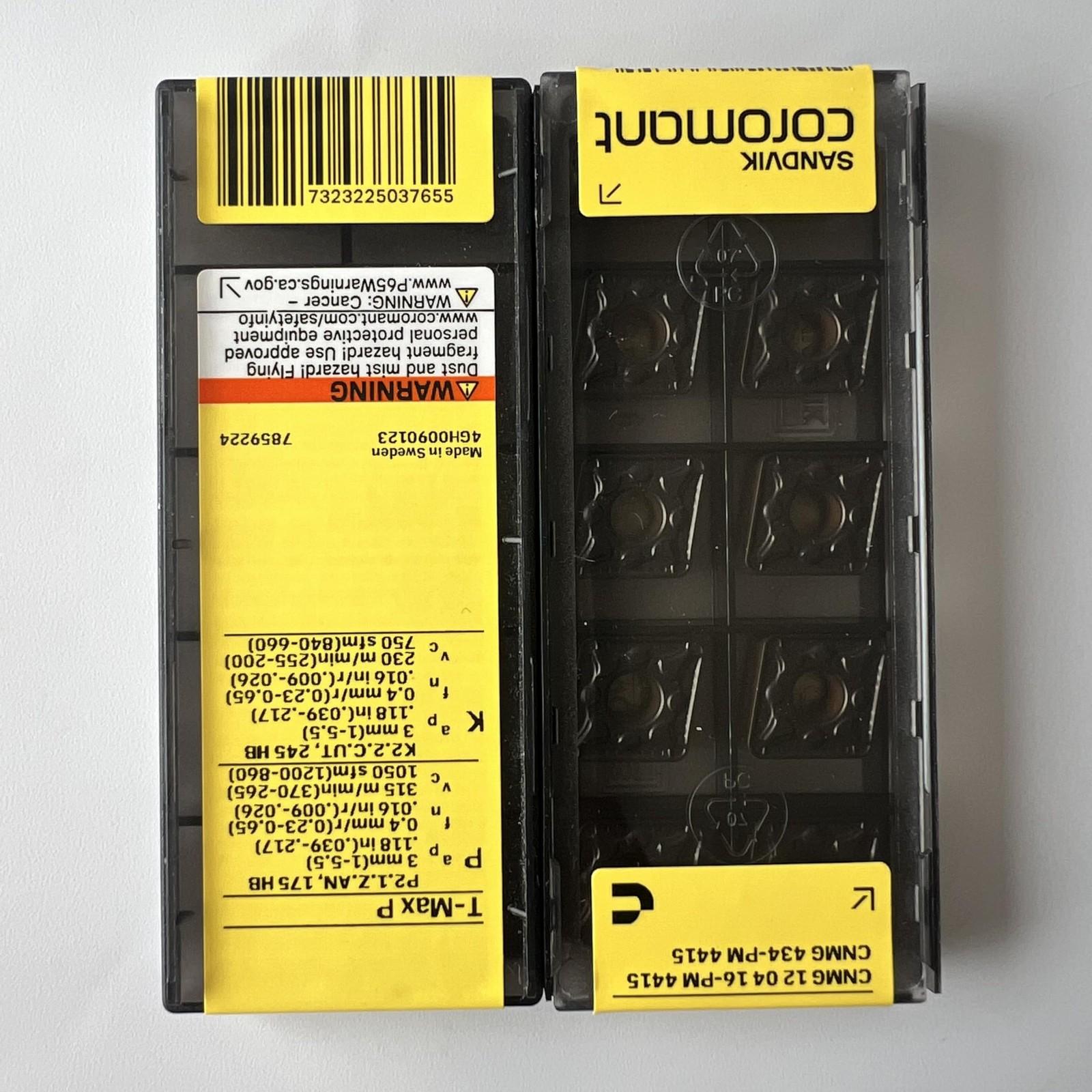 

SANDVIK / CNMG120416-PM 4415 / Original Swedish hard alloy blade 10 Pcs