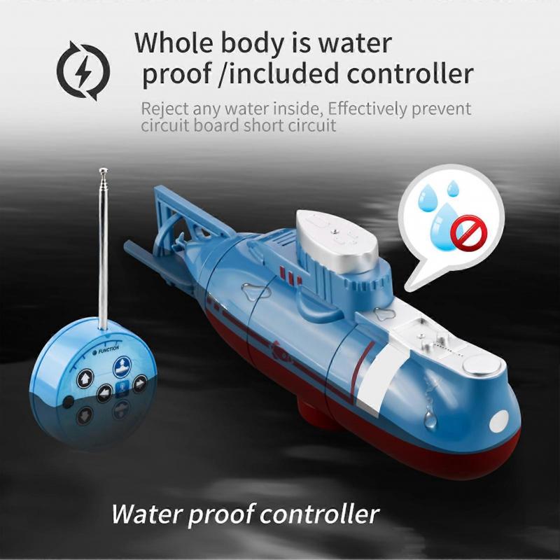 Remote Controlled Submarine kids Toy Model of Diving Fish Tank Remote Control Simulated Nuclear Submarine Remote Control Ship