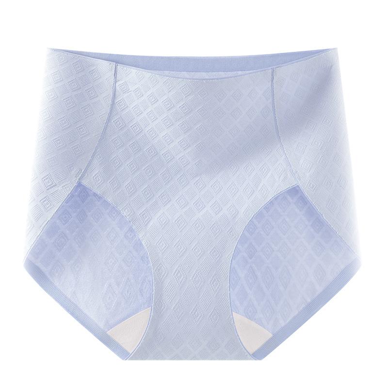 

7a Level антибактериальные женские трусы-треугольники с высокой талией удобные дышащие осенние трусы-треугольники из чистого хлопка XXL светло-голубой