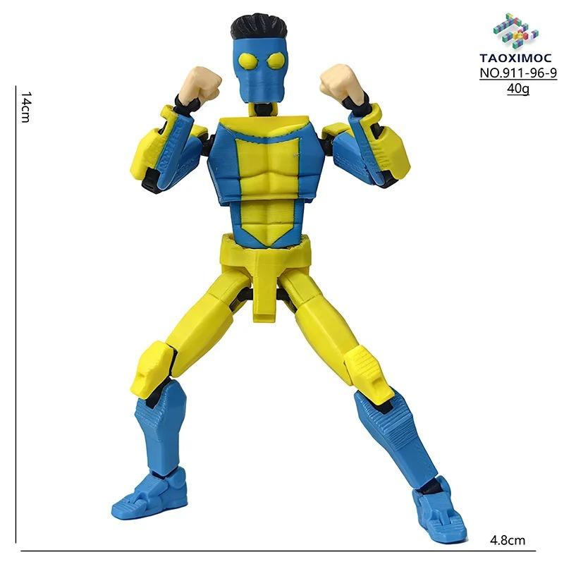 3D Printed Articulated Mark Universe Assembly Model Desk Figurine Toy For Kids Teens Collectors Birthday Gift Home Office Decor