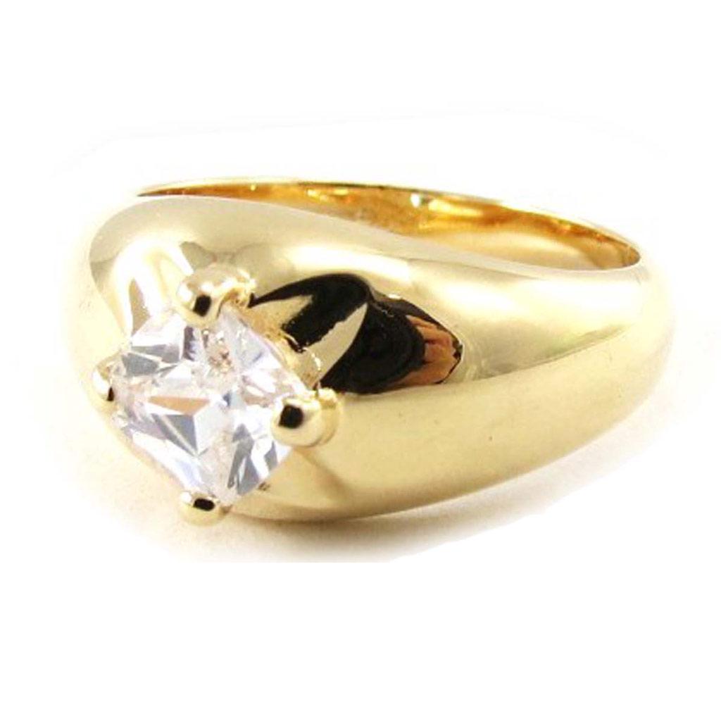 Solitär vergoldet 'Unikat'
