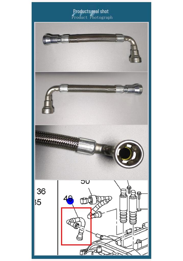 Crankcase Vent Hose for Buick Regal/Lacrosse/Sail 2.0T