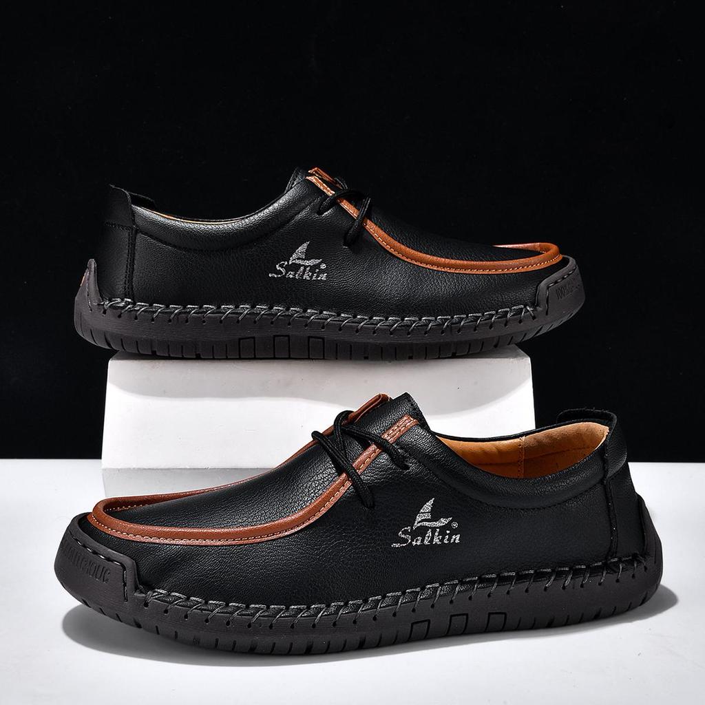 Unisex Schuhe Handgefertigte Lässige Lederschuhe Herren Komfort Fahrschuhe Weiche Leder Slipper Herrenschuhe Mokassins Damenschuhe