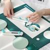 1PCS 360 Degree Manual Rotating Compass Circular Cutter Minimum Diameter 2 Cm Cutting Circle Rotating Circular Cutter