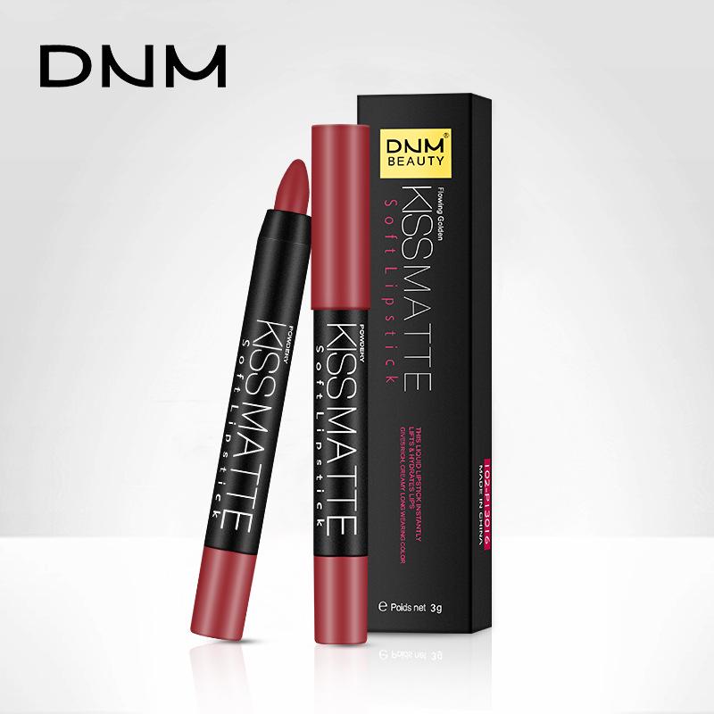 Matte Rotating Lipstick Pen 19 Shades, Moisturizing Easy To Color