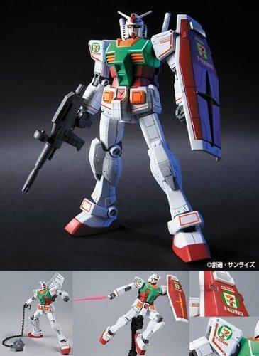 Bandai HG 1/144 RX-78-2 Gundam Ver.G30th Seven-Eleven Color Plastic Model Kit (Seven-Eleven Exclusive)