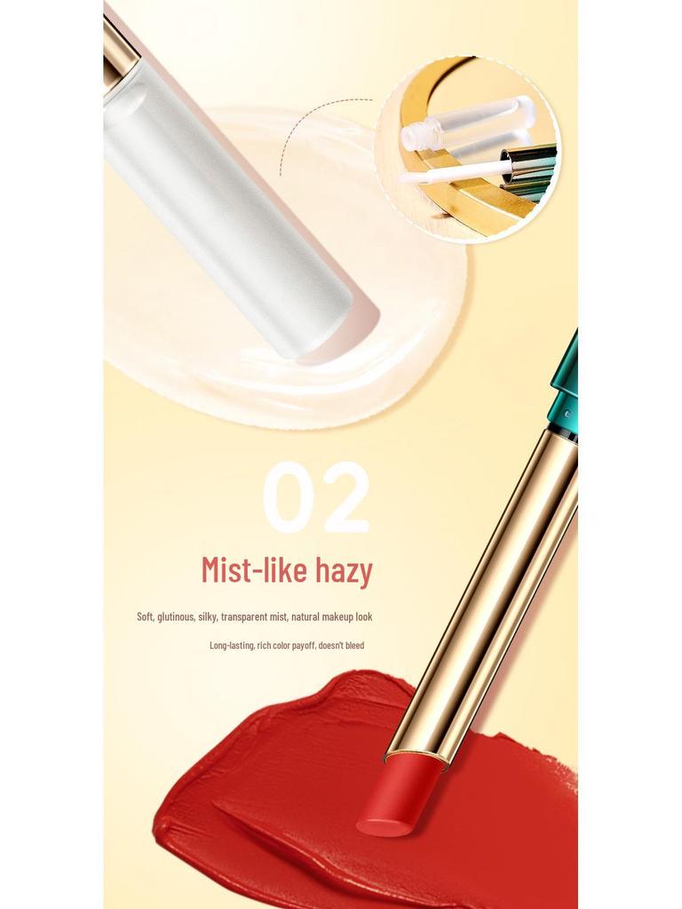 Lan Yi Stiletto Lipstick Non-Stick Bean Paste Color - Free Shipping