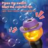 2025 Halloween Bubble Wand Halloween Light up Pumpkin Bubble Blower Christmas Toys For Kid Bubble Machine Party Supplies