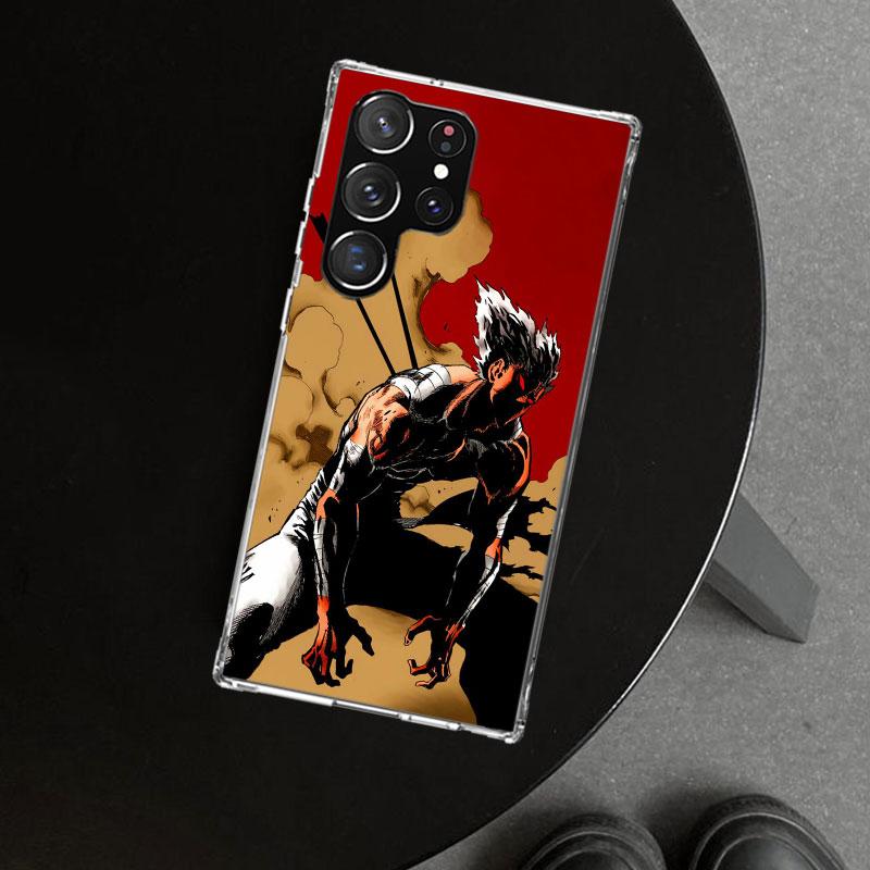 

One P-Punch-Man Garou Phone Case Cover for Samsung Galaxy S26 S25 Edge S24 S23 Ultra S22 Plus S21 FE S20 + Art Customized Fundas Samsung S26 Ultra