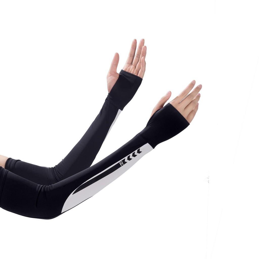Ice Silk Sun Protection Arm Sleeves for Women - UV-Resistant, Breathable, and Cooling for Outdoor Cycling