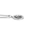 Vintage Stainless Steel Viking Rune Wolf Head Pendant Necklace - Trendy Men's Hip-Hop Accessory
