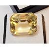 Stunning Yellow Sapphire Natural Emerald Cut 25-26 Ct Loose Gemstone