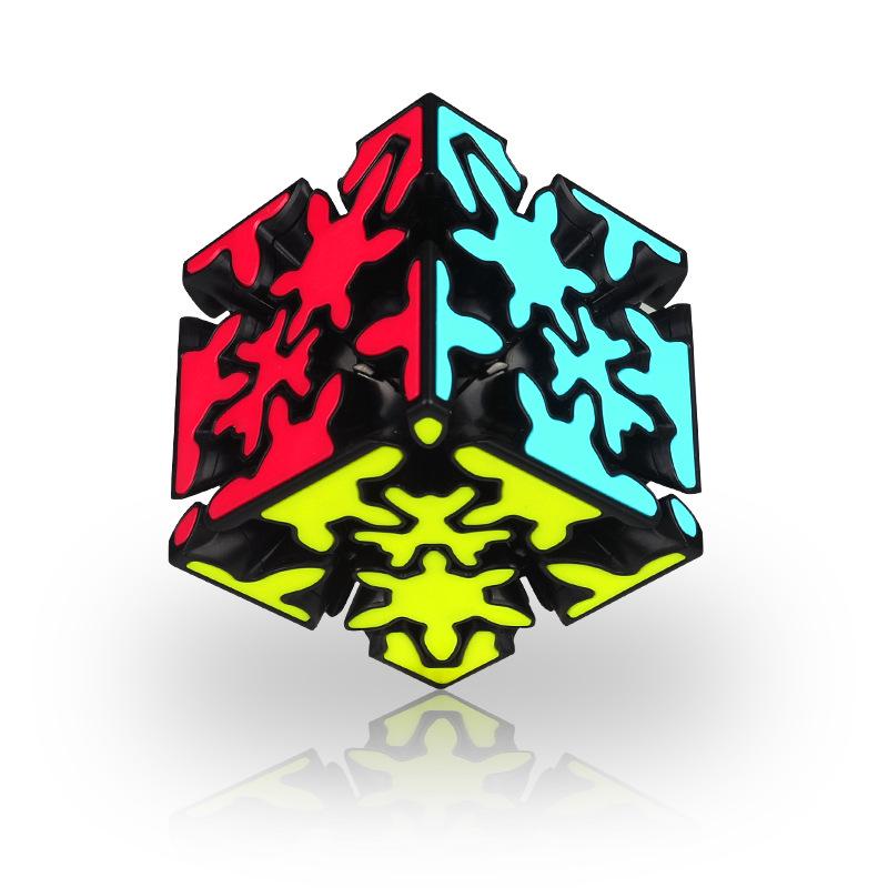 Qiyi Crazy Gear Irregular Magic Cube – High Difficulty Smooth Puzzle Toy for Kids