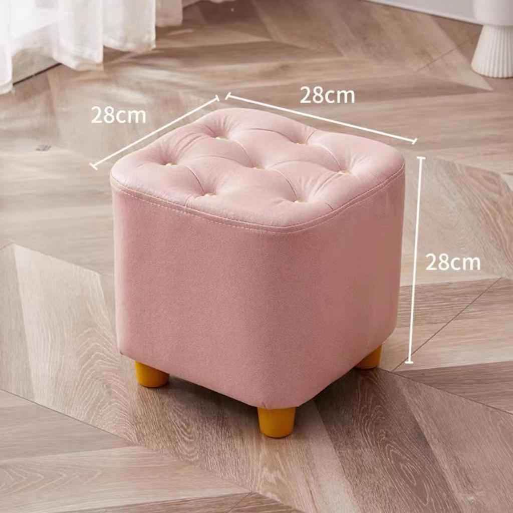 Small Footstool Ottoman Foot Rest Stool Sofa Tea Stool Ottoman Stool Footrest for Entryway Playroom Living Room Nursery Bedroom
