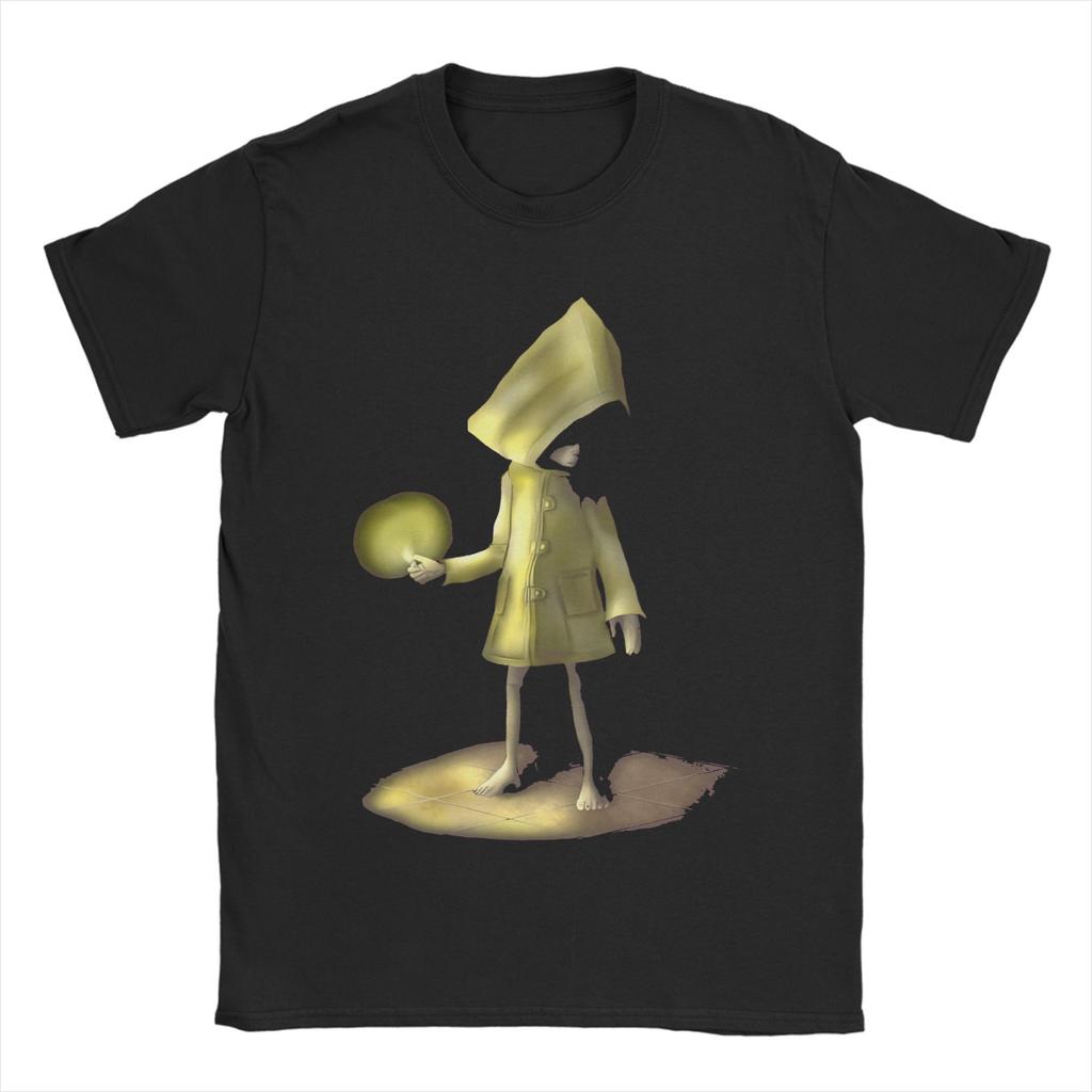 Funny Little Nightmares Video Game Tshirts Men Cotton Short Sleeve O-neck Summer TopsTops