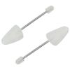 Vidaxl Shoe Trees, 5 Pairs, White, EU 35-38, Plastic