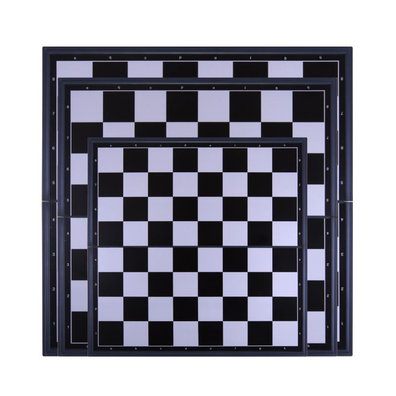 UB AIA Magnetic Chess Set: Gold & Silver Folding Chessboard for Students & Beginners