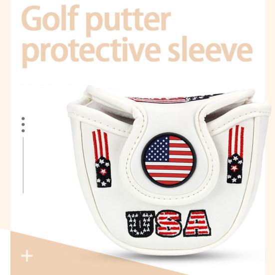 Coprimazza da golf Antigraffio Fodera morbida Coprimazza da golf con chiusura magnetica Attrezzatura protettiva