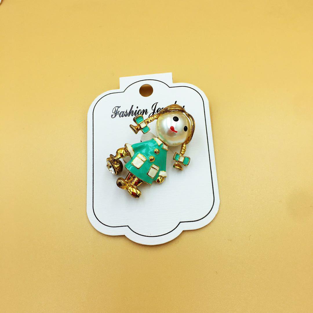 

Брошь с изображением балерины - Милая булавка для сумок и шарфов