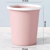 Yuzhuxun Open-Top Wastebasket Set with Press Ring