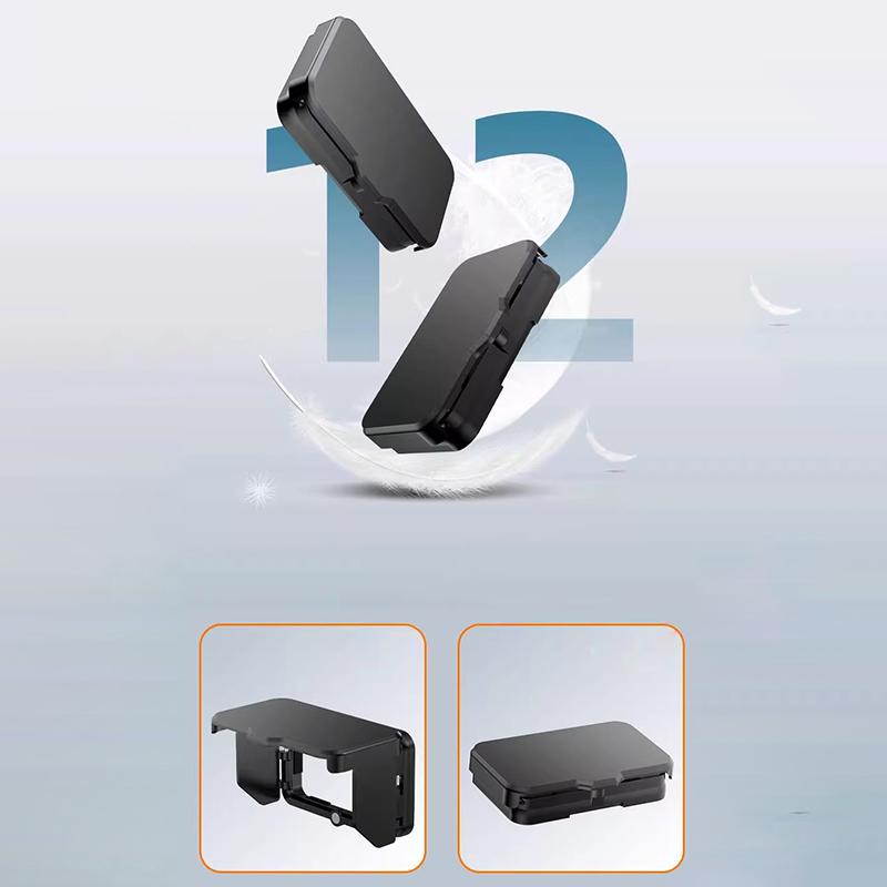 Parasole per Schermo per Dji Osmo Pocket 3 Accessori Pieghevole a 3 Lati Anti-Riflesso Copri Schermo Fotocamera Parasole