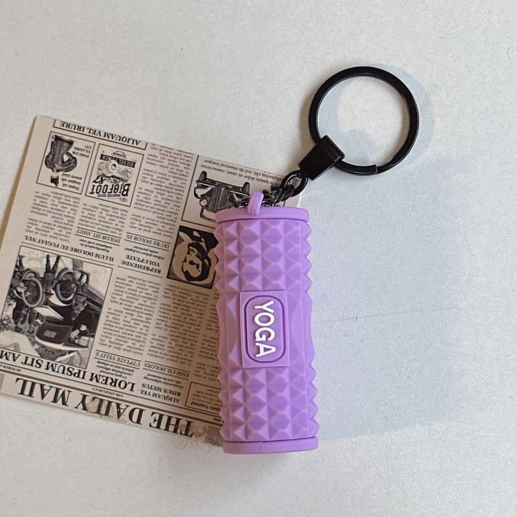 Eco Mini Gummi Pickleball Schläger Schlüsselanhänger - Sportrucksack Anhänger